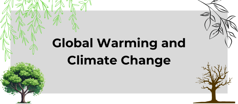 Essay on Global Warming and Climate Change